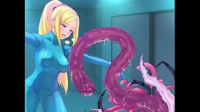 Samus Aran Space Pirate rendezvous