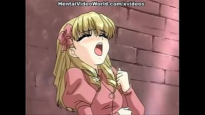 anime fuck with a black-haired housemaid